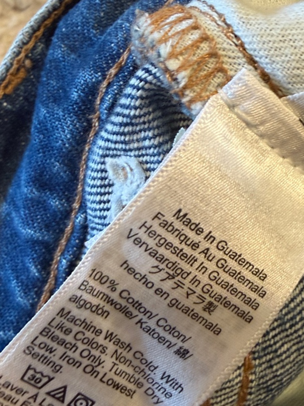 Madewell The Dad Jean- Medium Blue - Picture 5 of 5